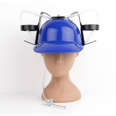 «PartyHelm Pro» — Пивний шолом, що звільняє руки (Модель: Синій Авангард)