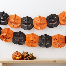 Гірлянда «Гарбуз» на Хелловін (Pumpkin Garland)