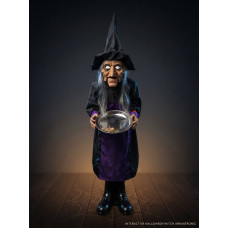 Інтерактивна анімована відьма з підносом для солодощів (Halloween Animatronic Witch)