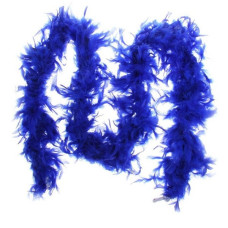 Боа з пір’я, 40 г (синій)