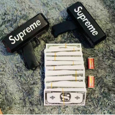 Грошовий пістолет Supreme (чорний)