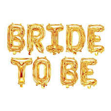 Фольгований напис «Bride To Be» золотого кольору