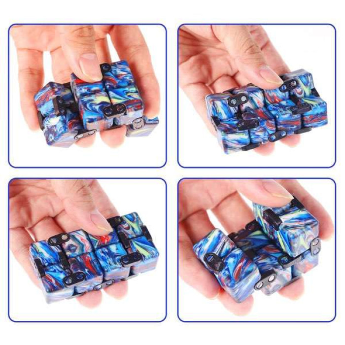 Головоломка Infinity Cube, синя