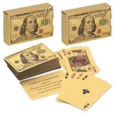 Гральні карти для покеру GOLD 100 DOLLAR