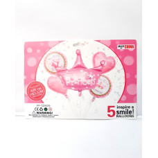 Набір кульок «Корона Princess» (упаковка, 5 шт.)