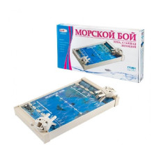 Настільна гра, у коробці розміром 8×27×52 см, «Морський бій», Colorplast